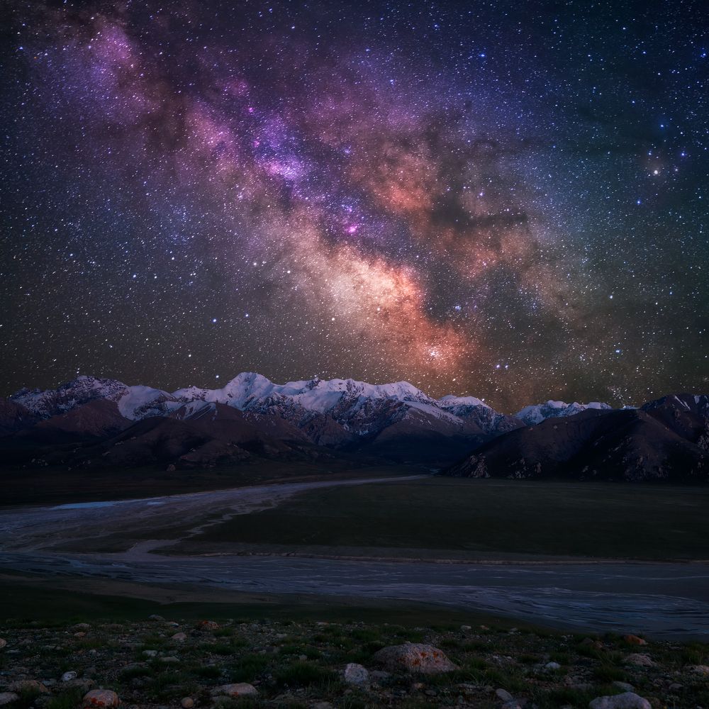 Летняя ночь в долине Карасай