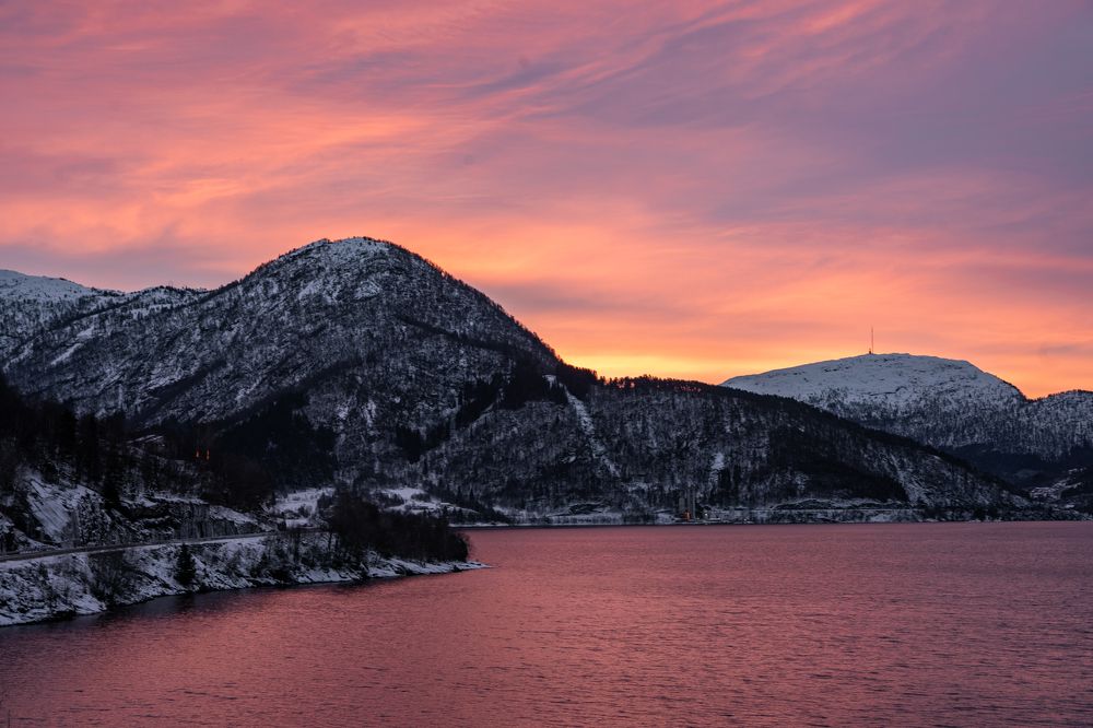 Early morning in the mountains of Norway