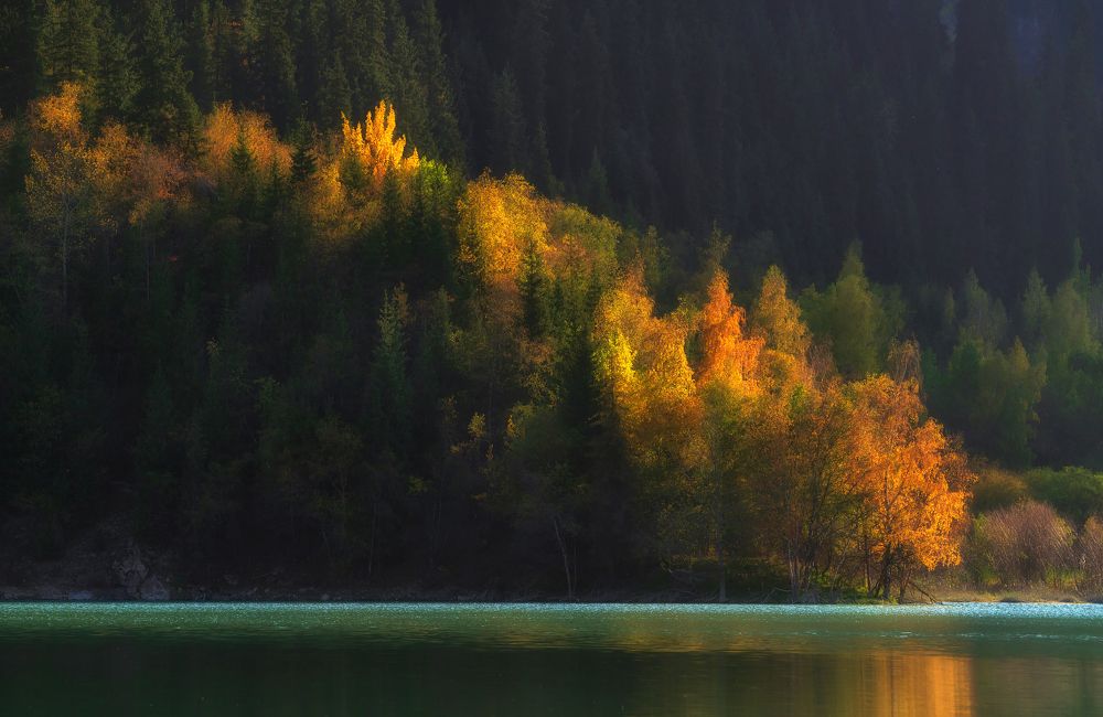 Осень на озере Иссык