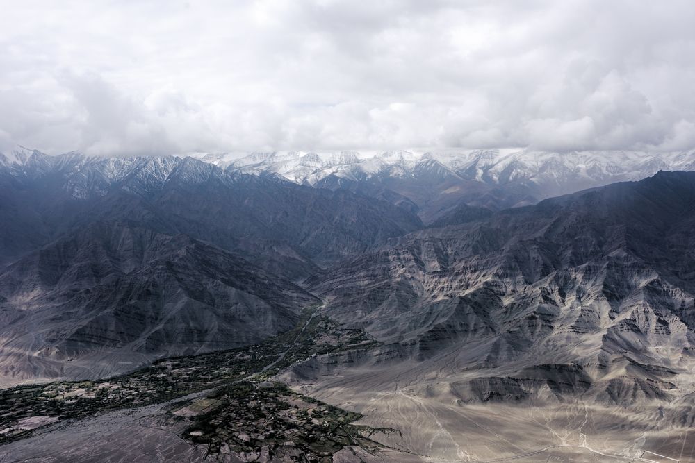 Arial view of Cold Desert