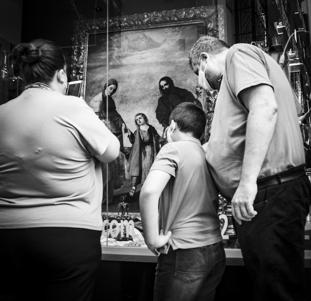 Storefronts in Corpus Christi. Seville.