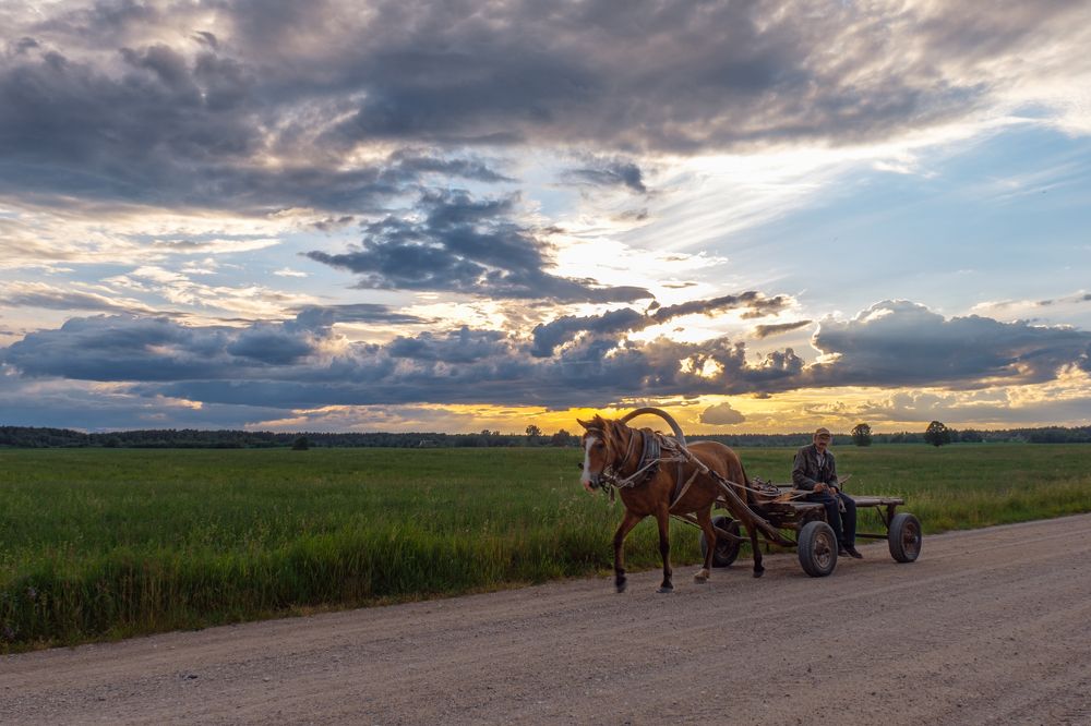 На закате дня