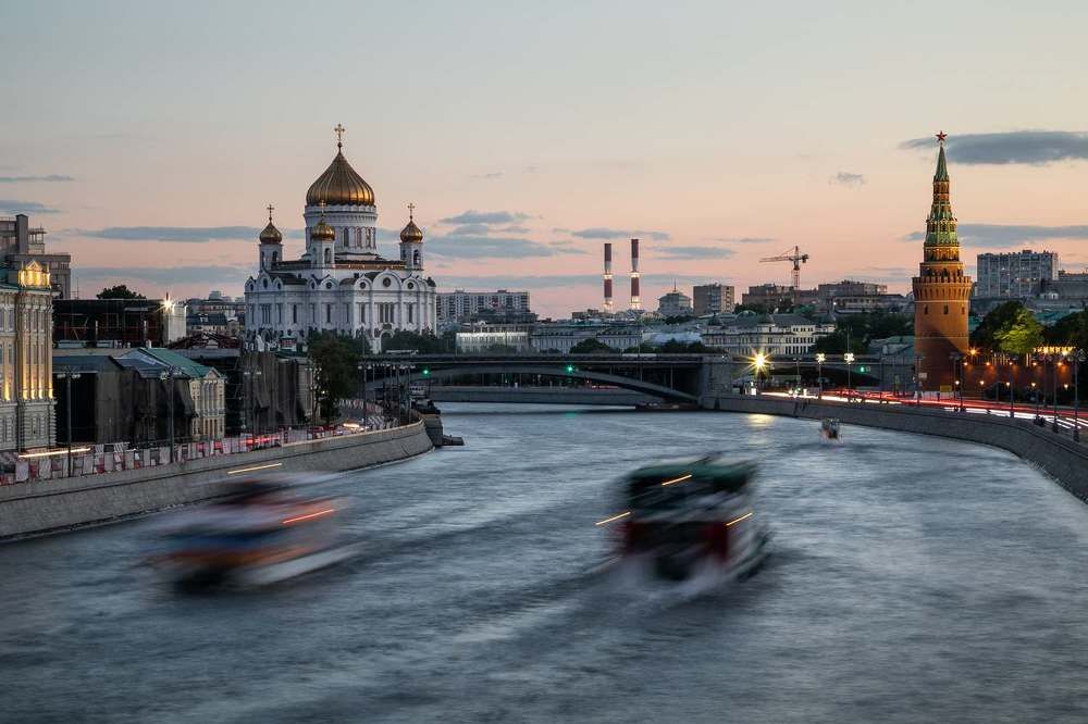 Сумерки над Москвой.