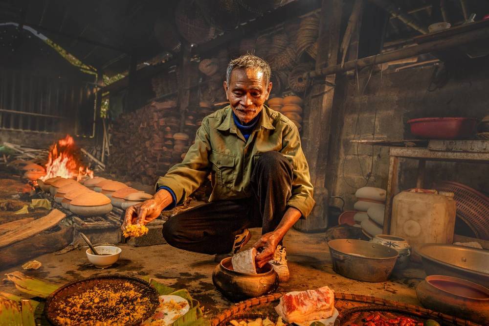 Braised fish in Vu Dai village