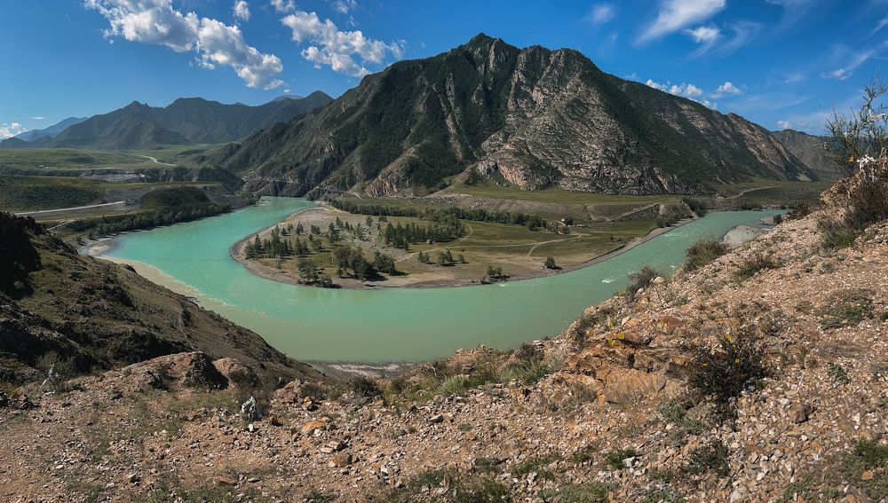 Слияние Чуи и Катунь