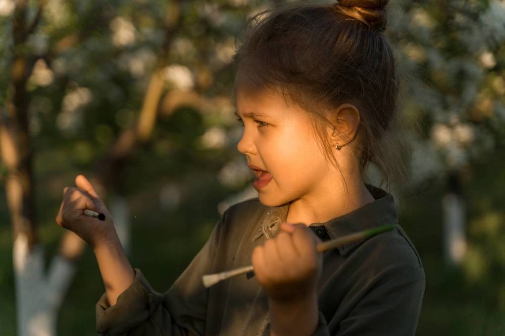 Художница на пленэре