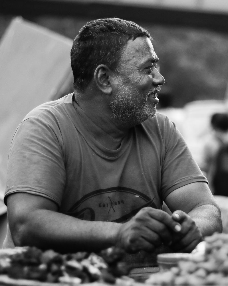 Aged smile