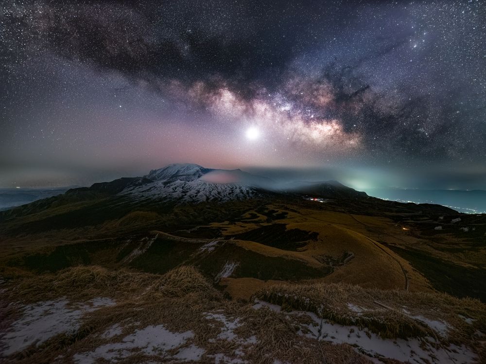 Starscape of Kyushu in Japan