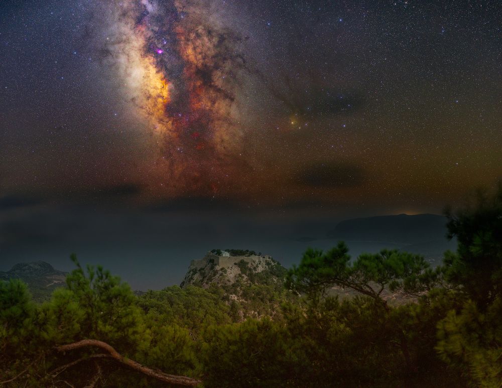 One night in Rhodes at Monolithos Castle