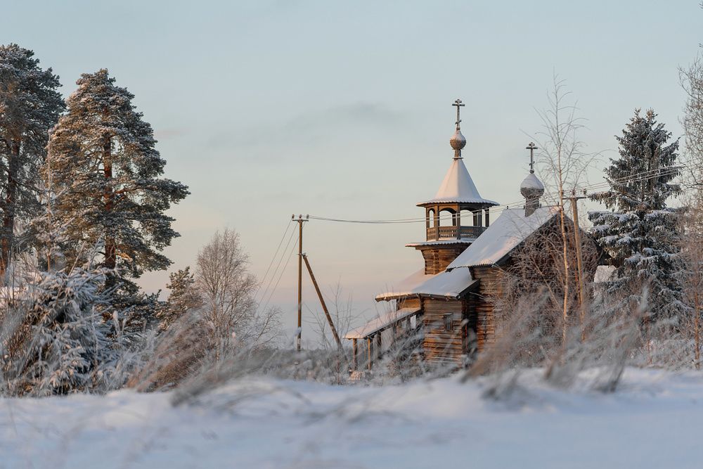 Зимний рассвет.