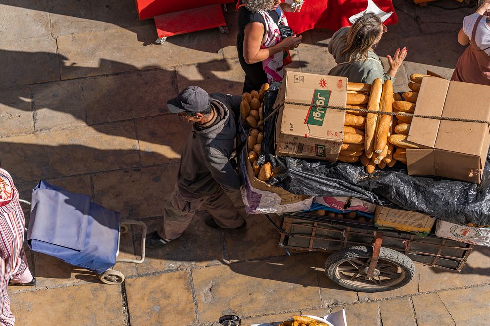 Bread in Fez, Morocco