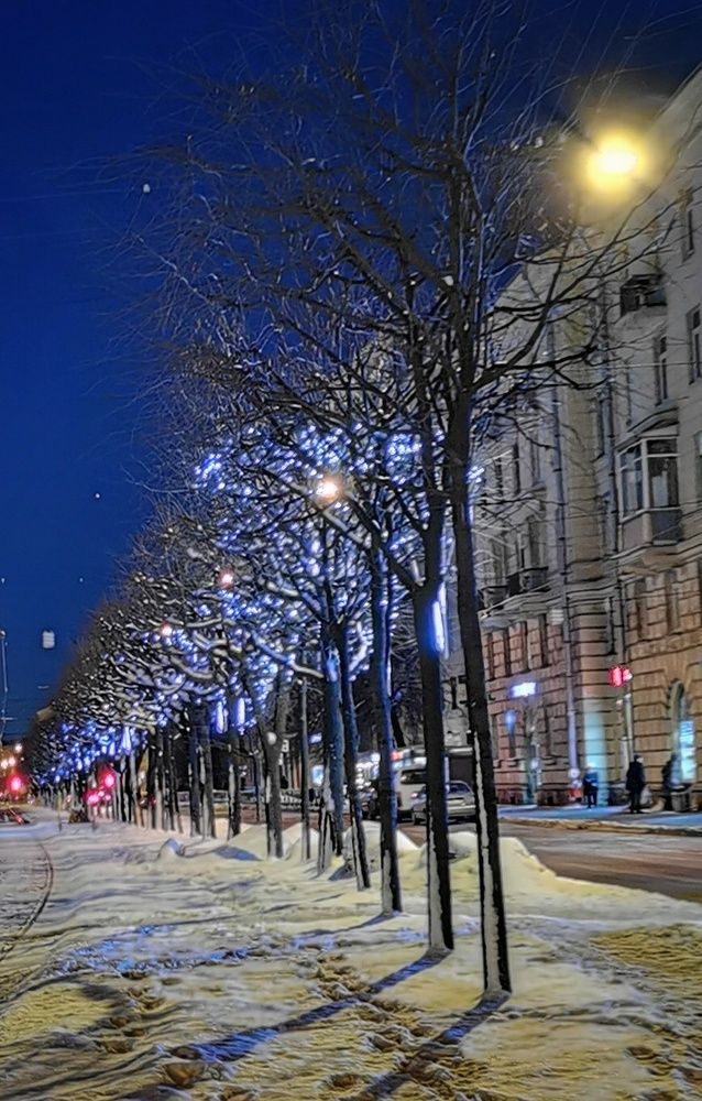 Ночной Петербург