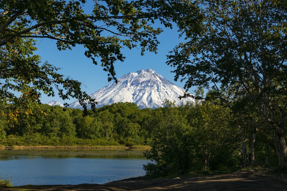 Летний Корякский вулкан