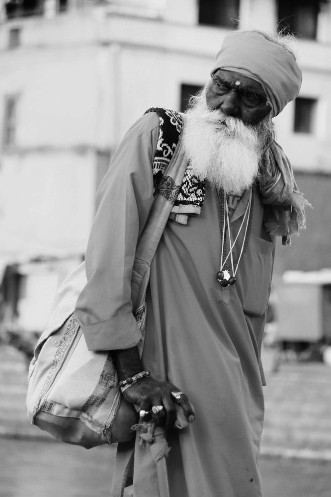 The potrait of beggar .