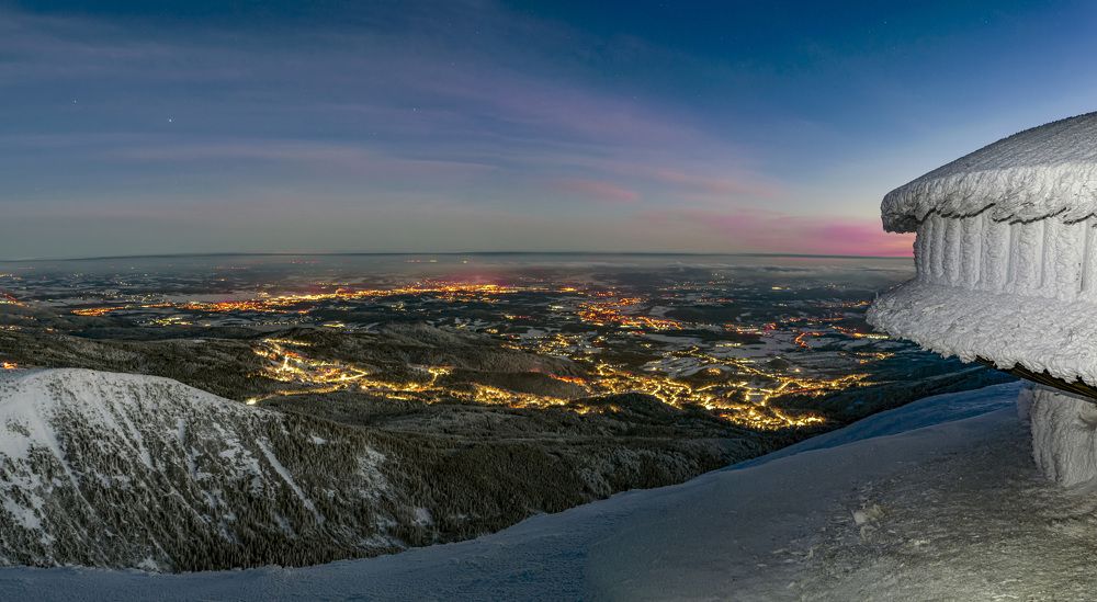 A winter morning in the Giant Mountains.