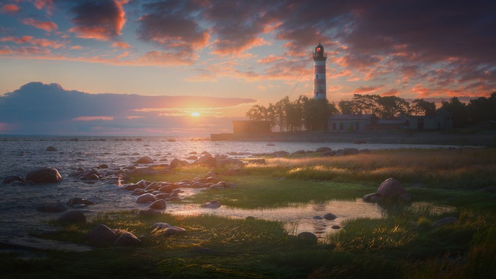 Утро у Шепелёвского маяка