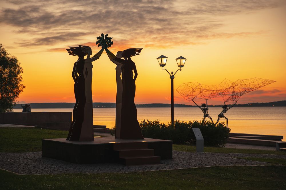 Онежский закат.