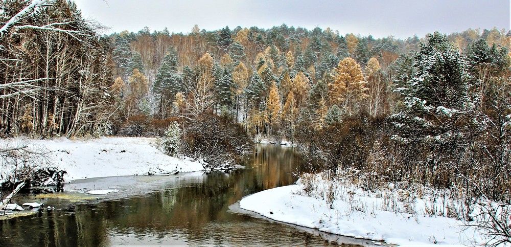 Первый снег.