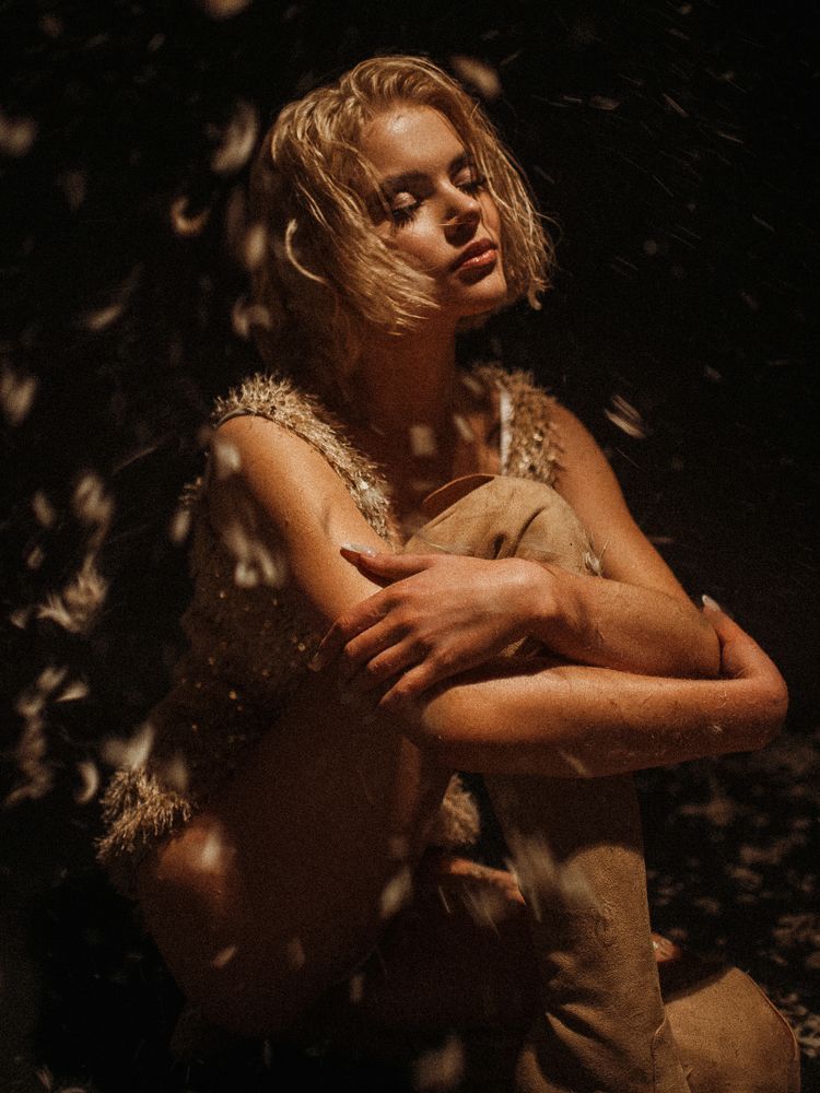 Лебедь в золотом