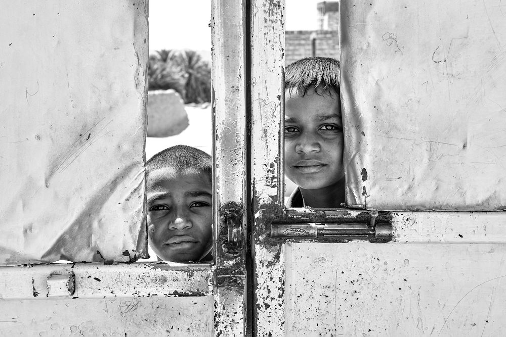 Children behind closed school doors