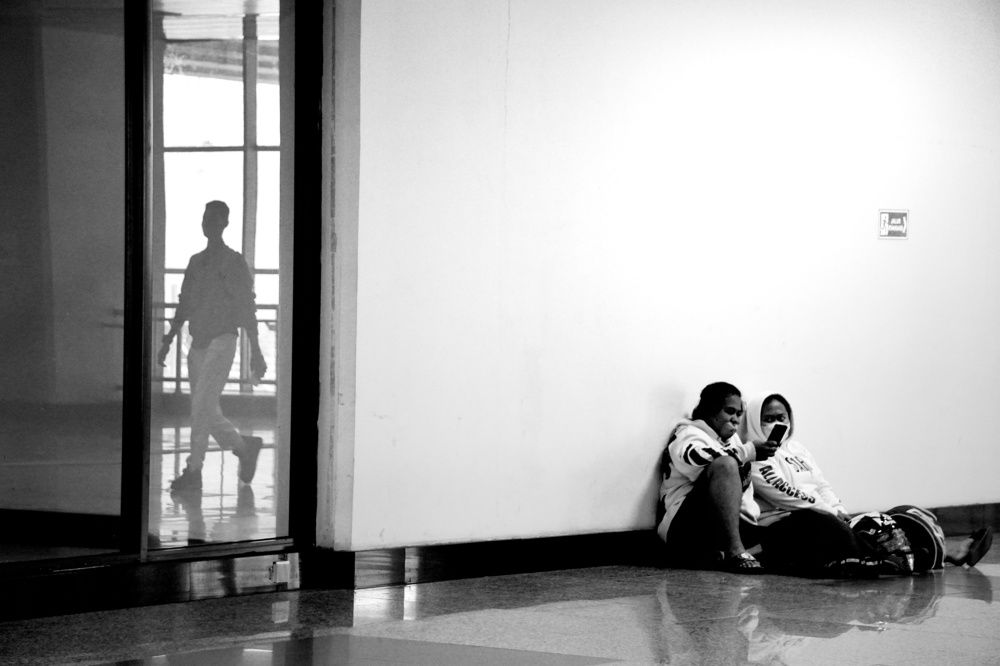 walking alone