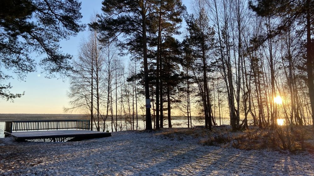 Восход на Енисее