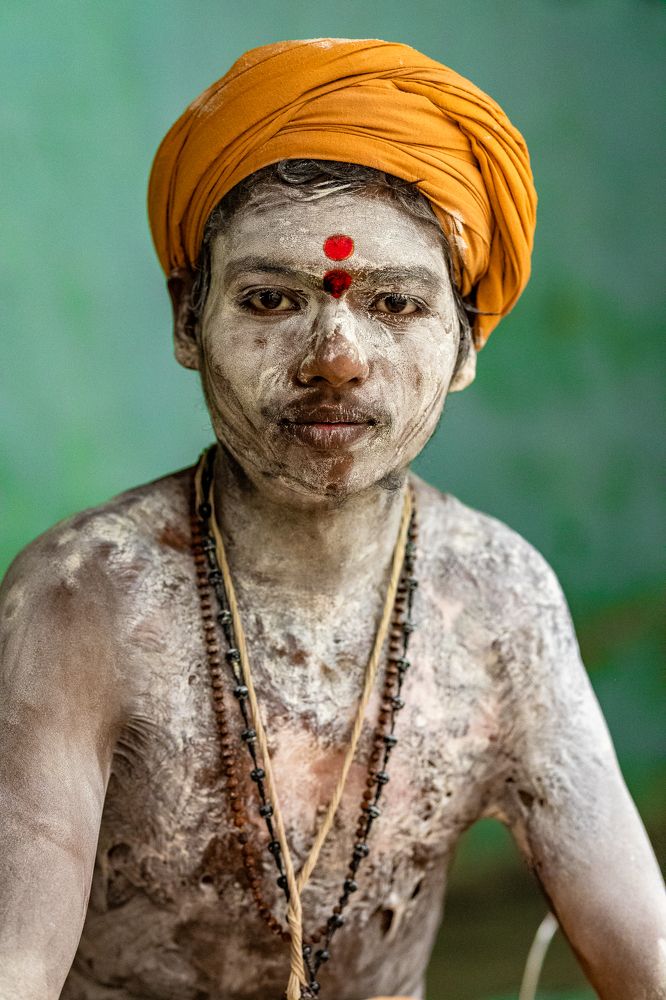 Sadhu in Orange