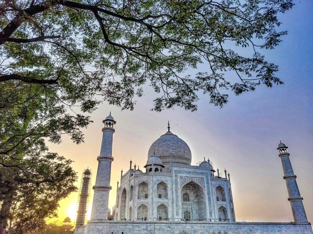 The Great Taj Mahal of Agra.