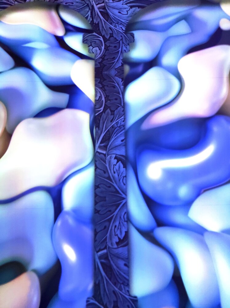 blue tree