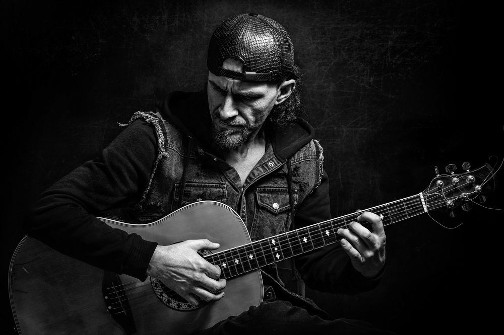 An inspired guitarist - Вдохновенный гитарист