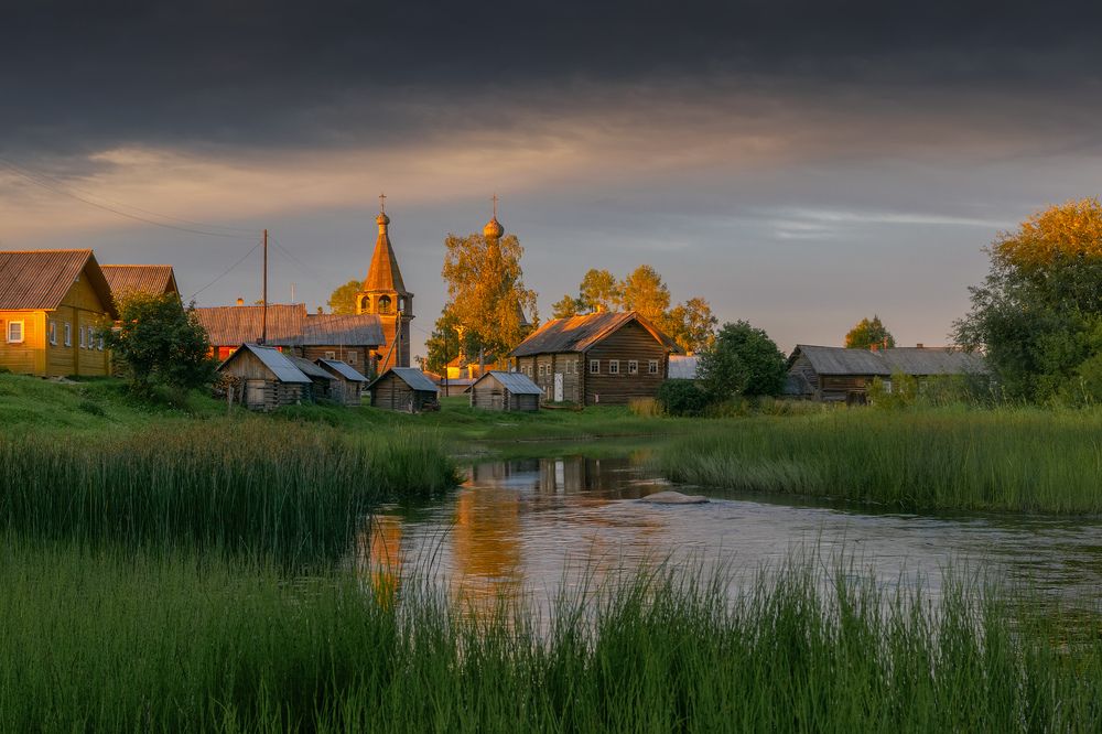 Августовский вечер.