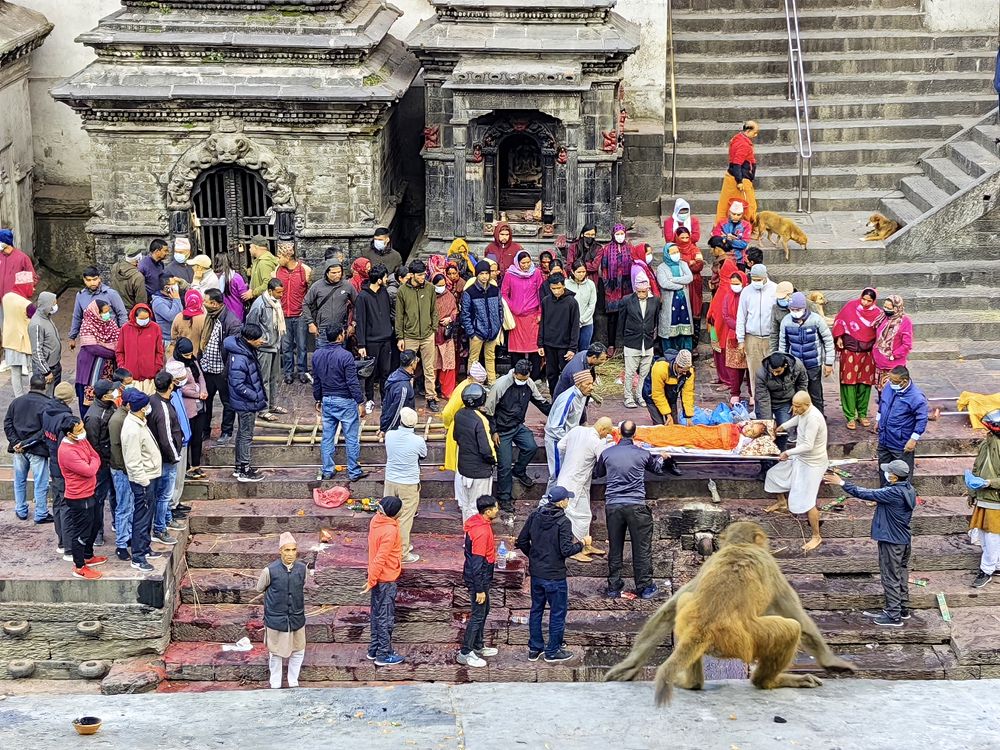 Nepalese burning ceremony