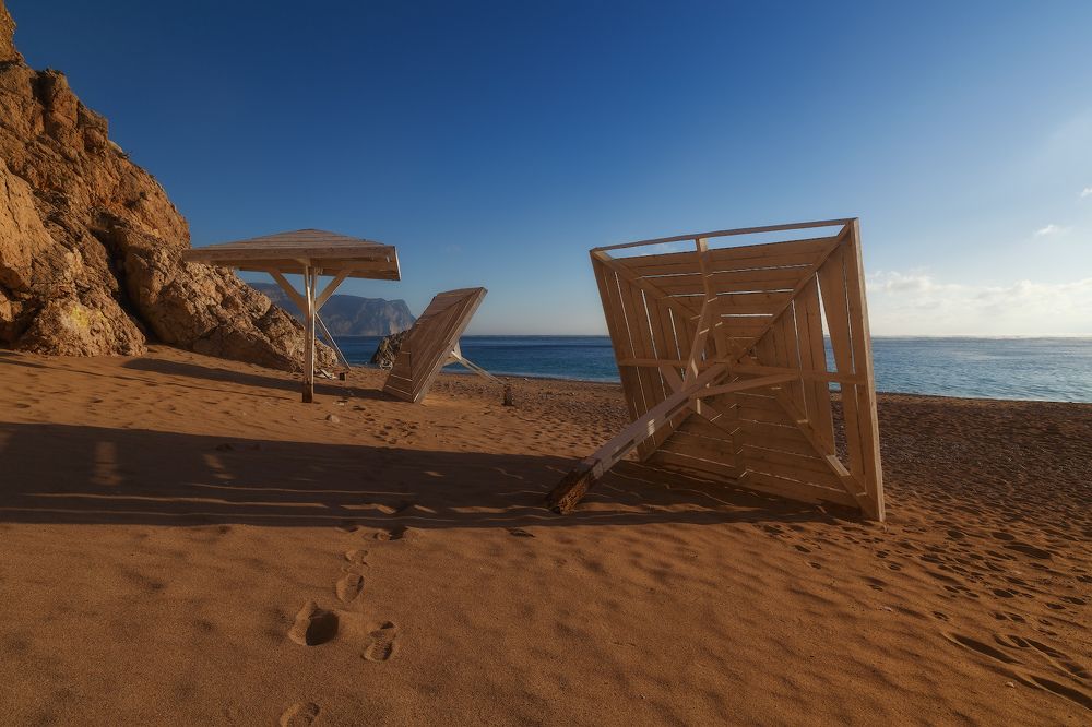 Зимний пляж Васили...пляж, который отдыхает.