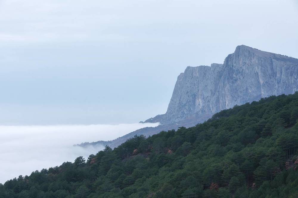 Старое Севастопольское шоссе и перевал Шайтан-Мердвен.