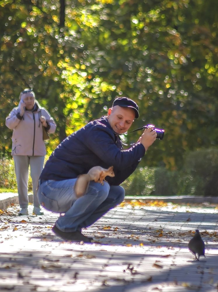 Ты сними, сними меня, фотограф!