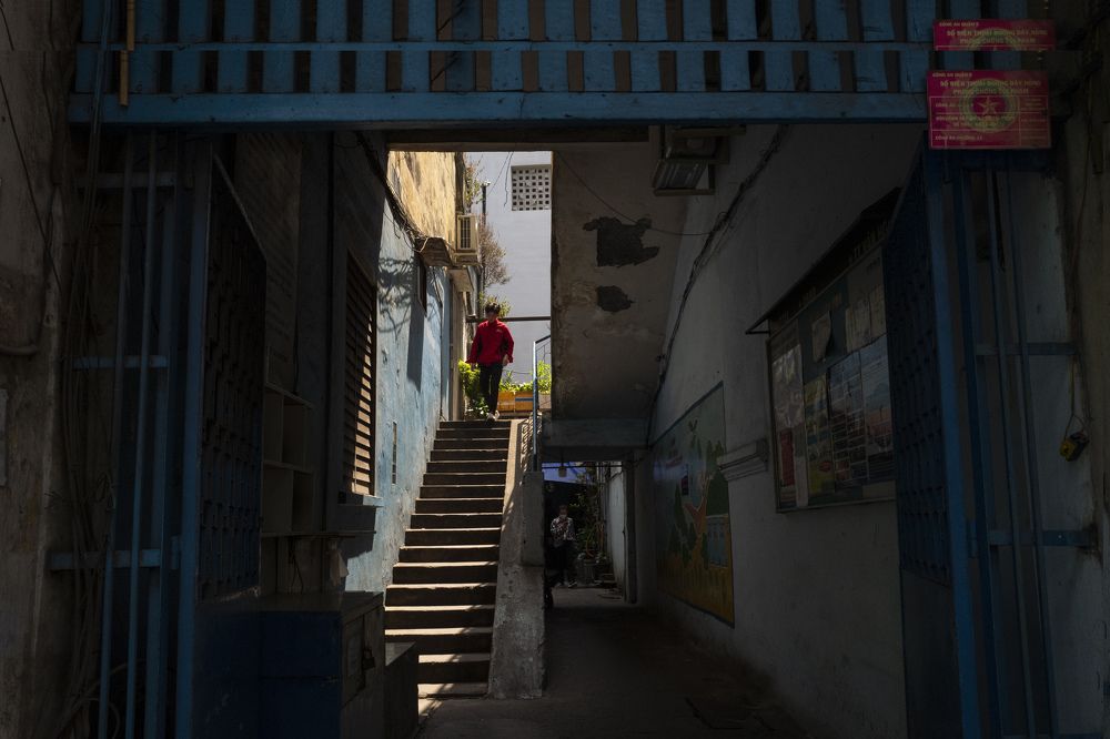 The small staircase in the small alley
