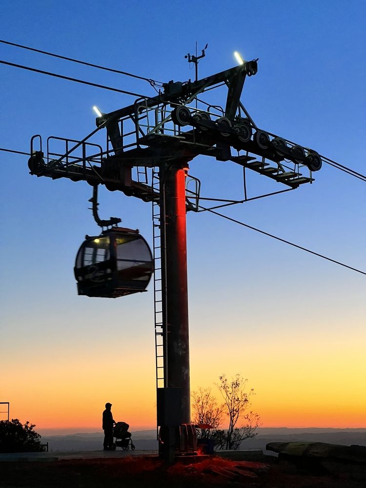 Закат в Южно-Сахалинске