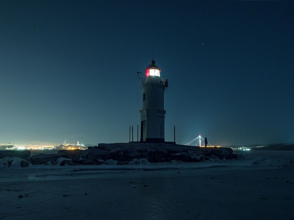 Огни большого города.