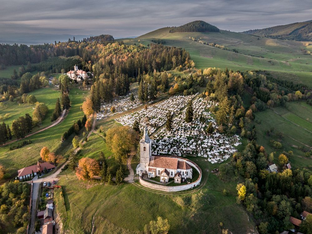 Castle Church form Transylvania, and  The Franciscan monastery of Szárhegy