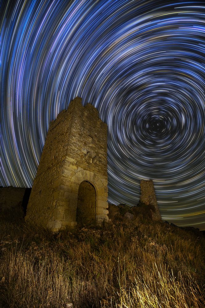 Startrails Castle