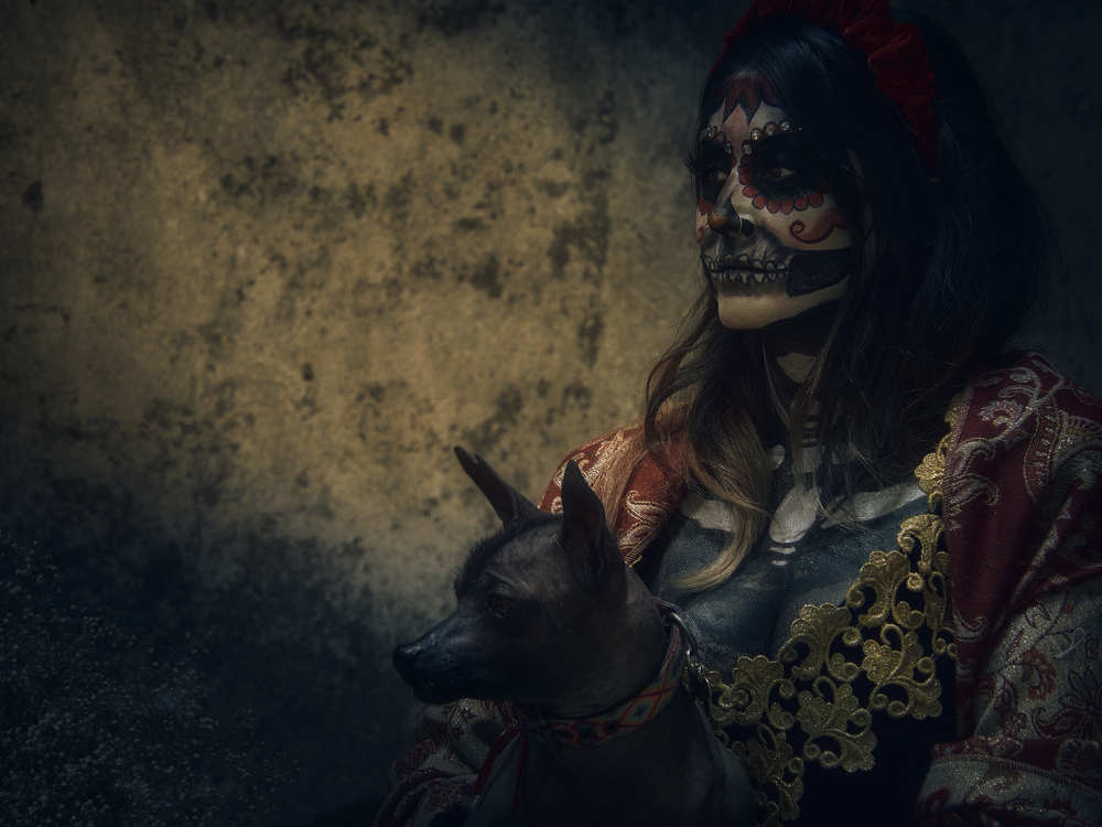 Catrina and the sacred dog
