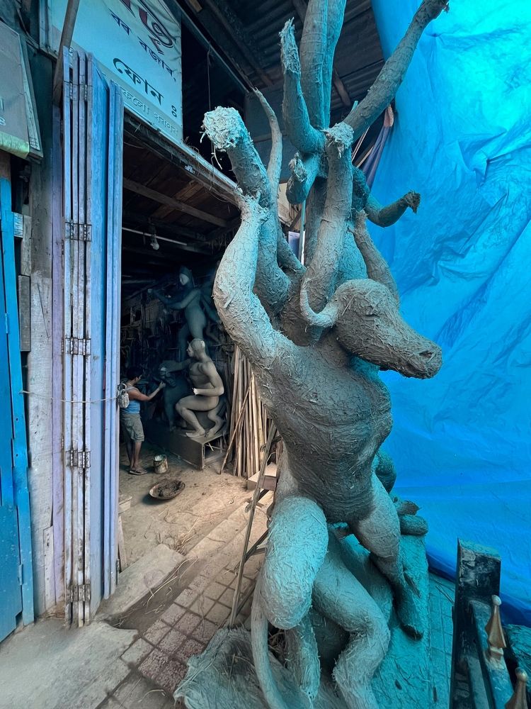 An idol maker from Guwahati