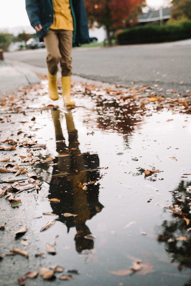 Fun with puddles