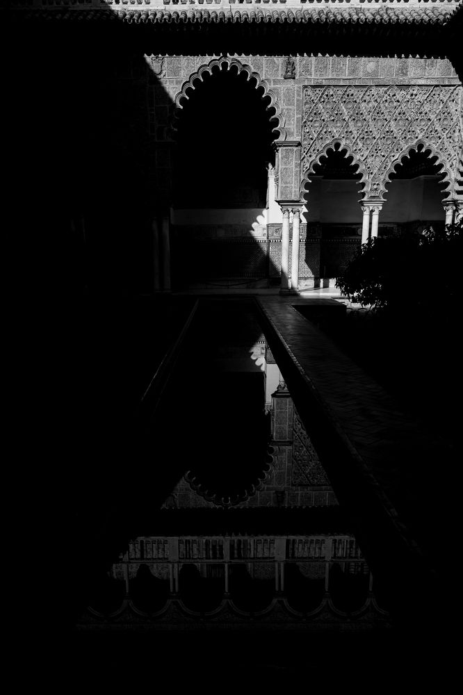 Alcázar entre luz y sombra