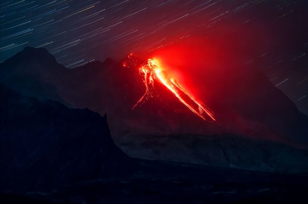 Извержение Шивелуча