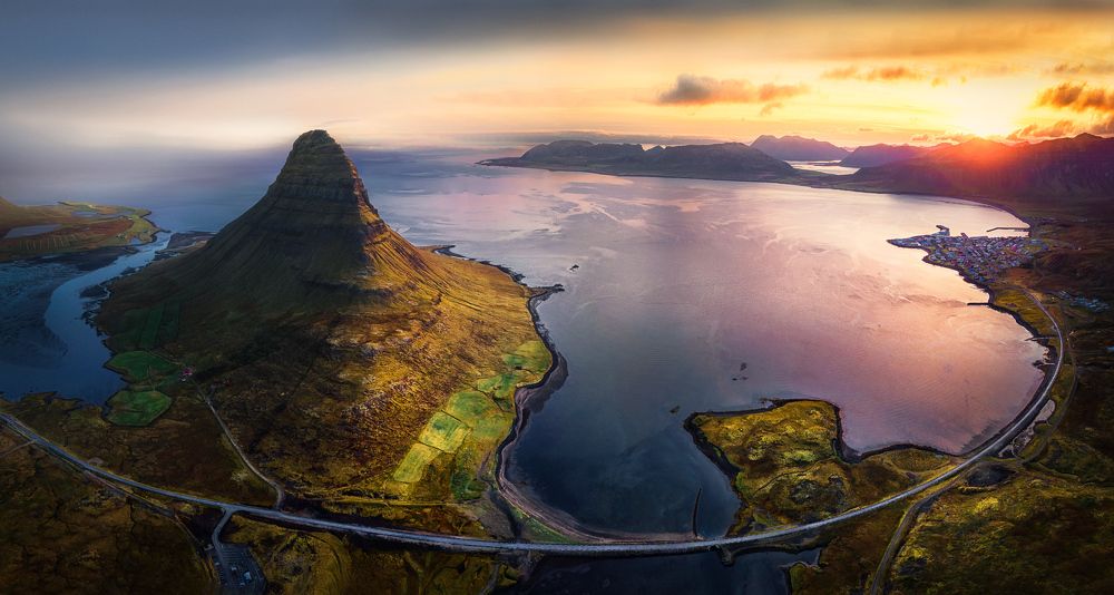 Kirkjufellsfoss sunrise