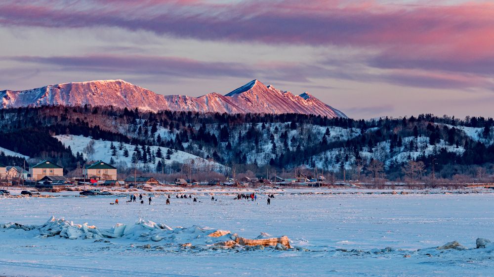 Утренняя рыбалка...