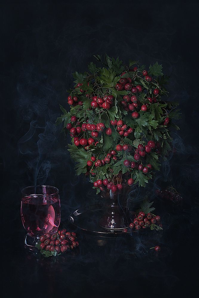 Целебный настой боярышника.