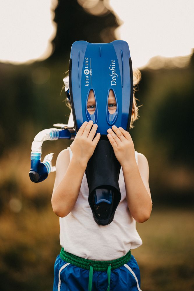 dreaming about snorkeling