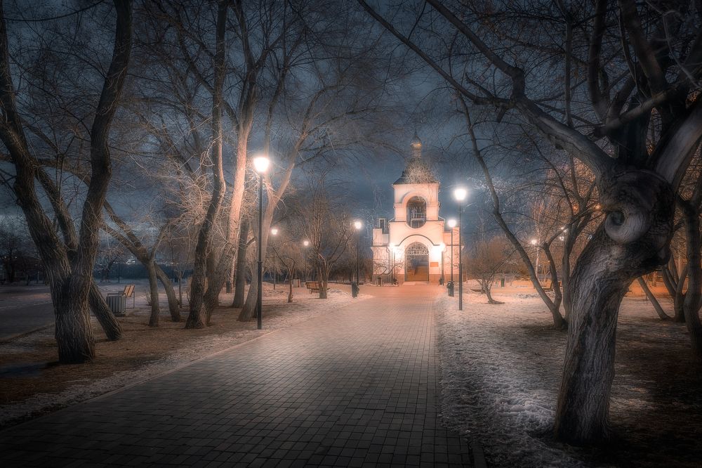 Вечерний Красноярск